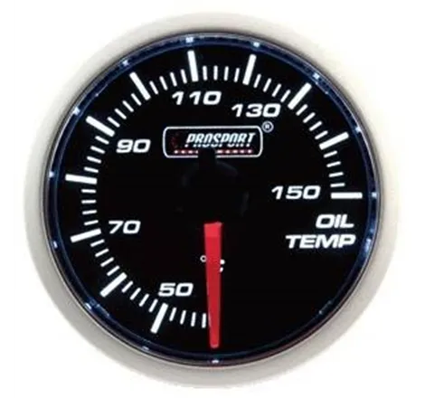 Prosport 52mm Analogue Oil Temperature Gauge Prosport - 1