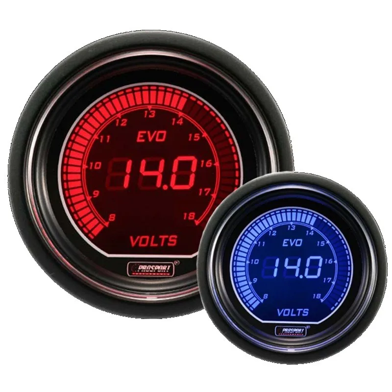 Prosport 52mm EVO Voltmeter Gauge Prosport - 1