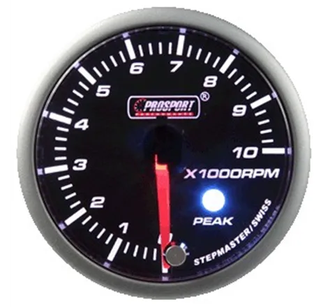 Prosport 52mm Analogue Tachometer Gauge with Peak Recall Prosport - 3