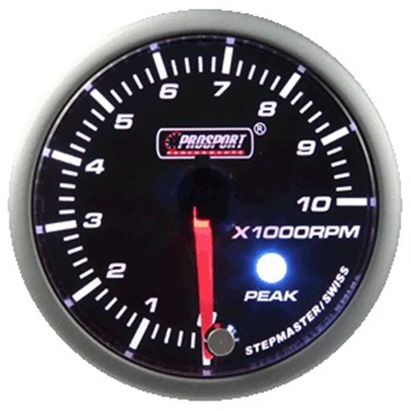 Prosport 52mm Analogue Tachometer Gauge with Peak Recall Prosport - 3