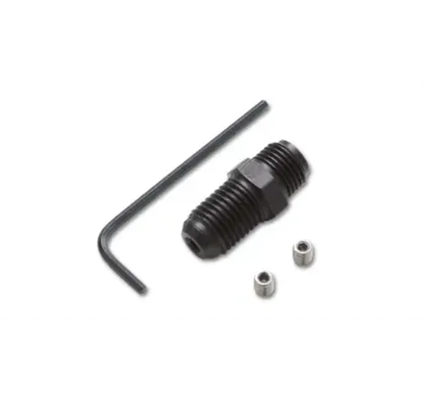Vibrant -4AN to 7/16-24 Oil Restrictor Fitting Kit for Garrett ball bearing Turb