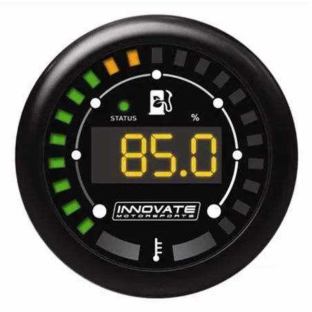 Innovate MTX-D Ethanol Content & Fuel Temp Complete Gauge Kit - Black Dial