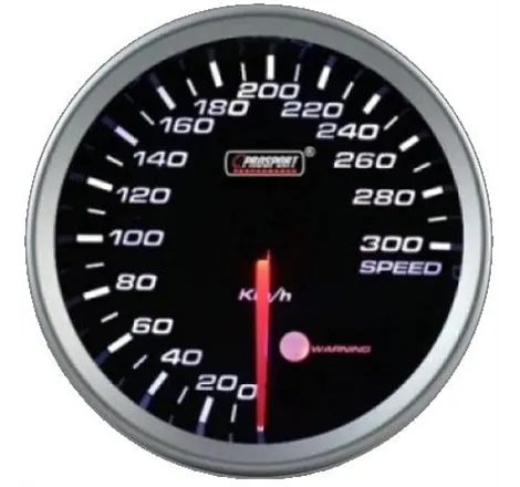 Prosport 80mm Analogue Speedometer with LED Display Prosport - 1