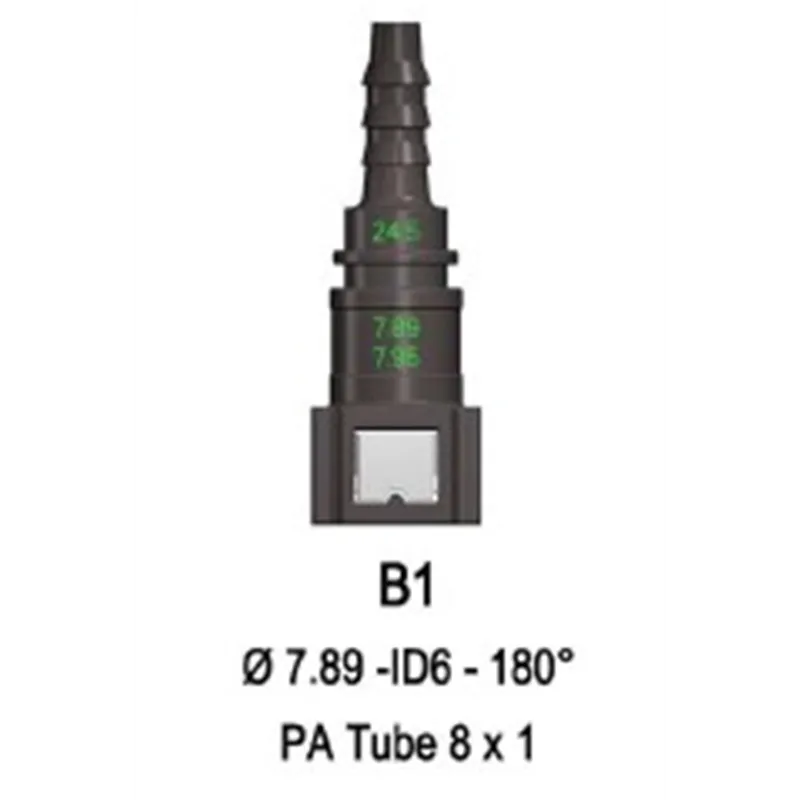 Quick Release 7.89F to 8mm Barb Straight Cool Performance Products - 1