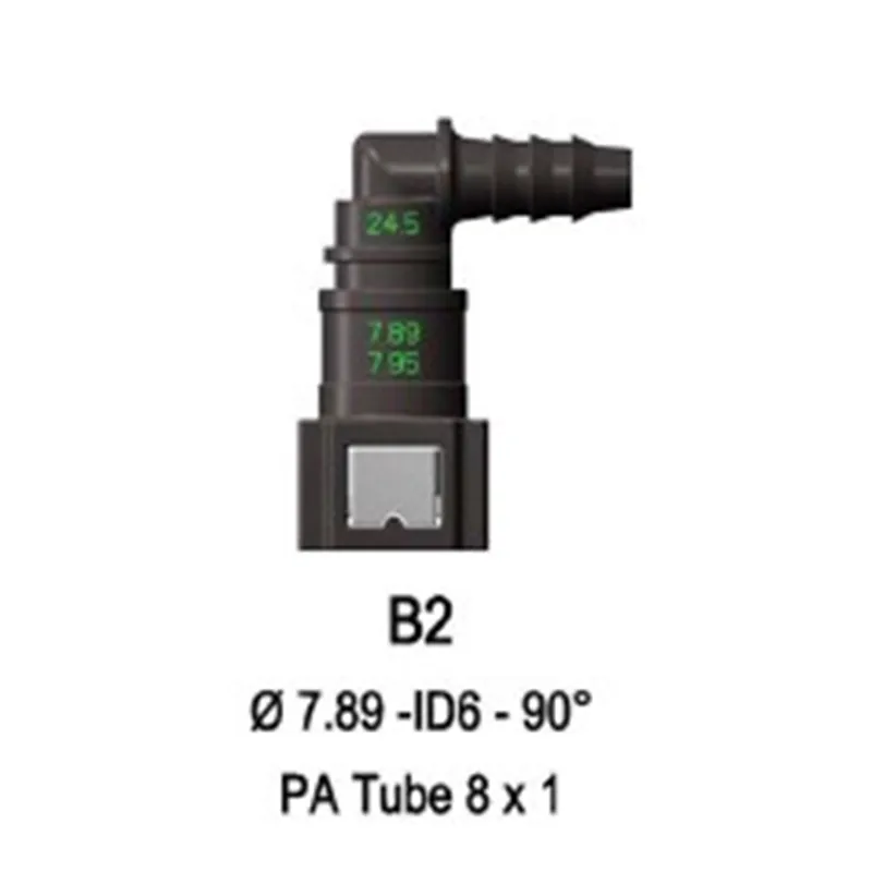 Quick Release 7.89F to 8mm Barb 90deg Cool Performance Products - 1