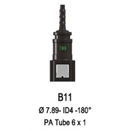Quick Release 7.89F to 6mm Barb Straight Cool Performance Products - 1