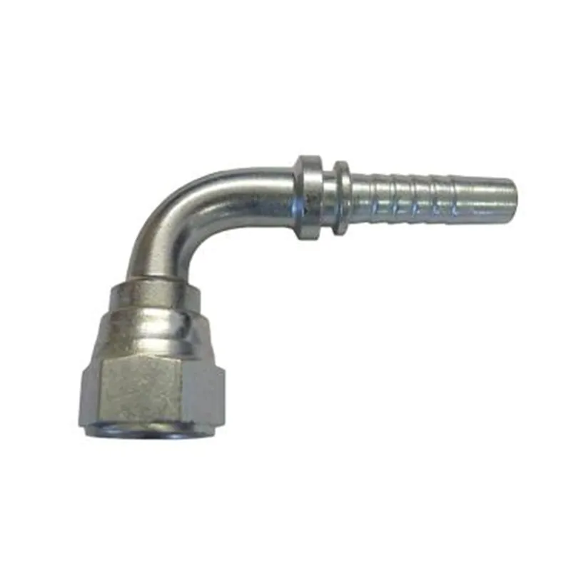 9/16 JIC Female to 8mm barb 90 degree Cool Performance Products - 1