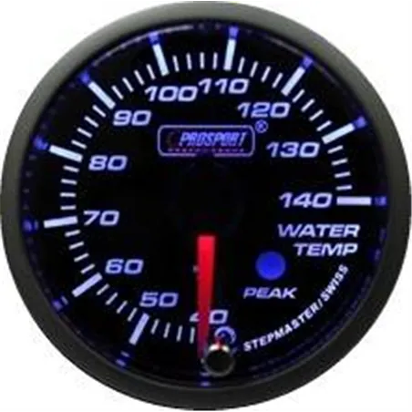 Prosport 52mm Analogue Water Temperature Gauge with Peak Recall Prosport - 1