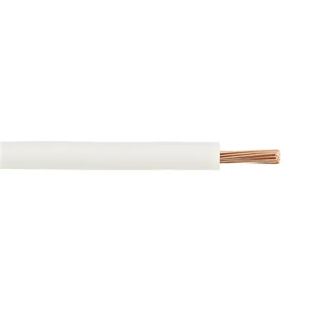 0.5mm White Multistrand Wire
