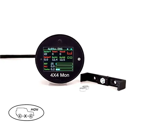 4x4Mon 52mm Round Dash Mount Display