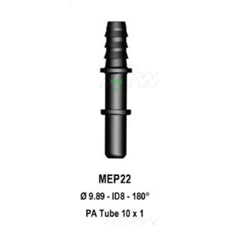 Quick Release 9.49M to 10mm Barb Extended Straight (ID 8)