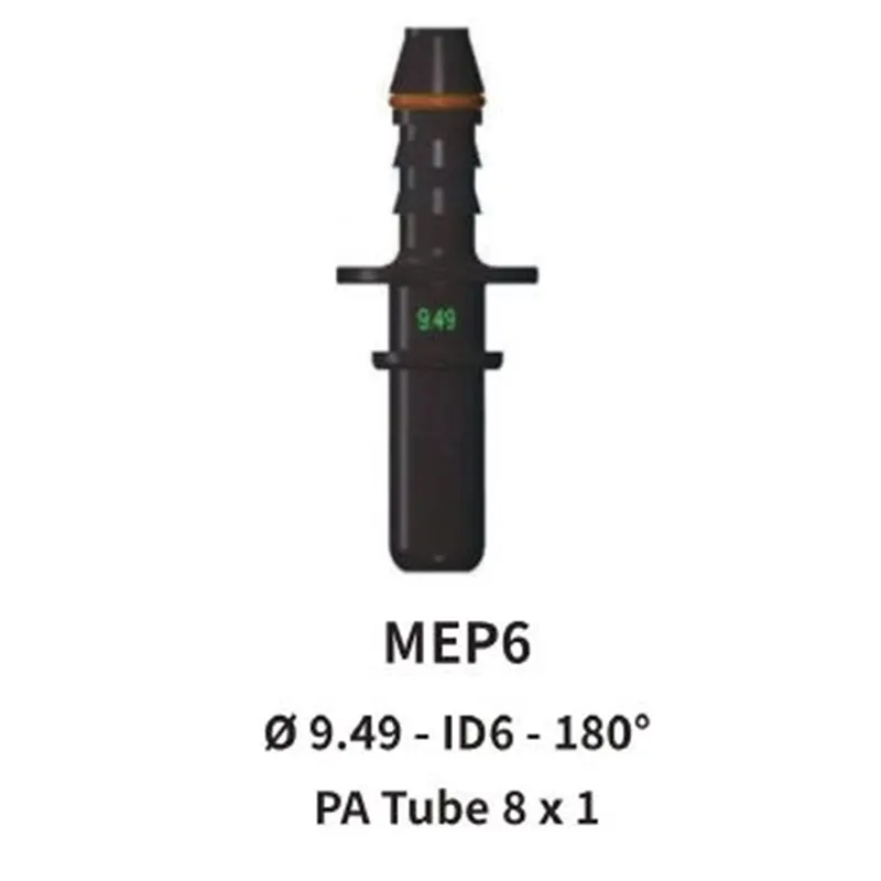 Quick Release 9.49 Male to 8mm Straight for Nylon Hose