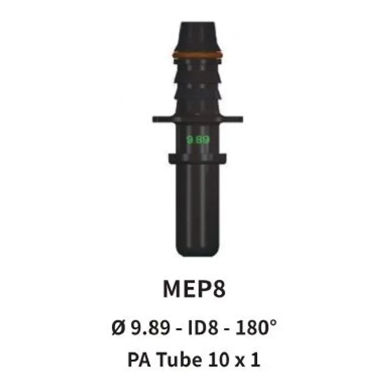 Quick Release 9.89 Male to 10mm Straight for Nylon Hose