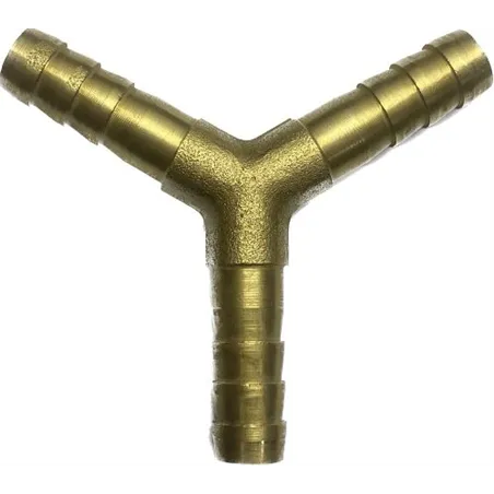 Brass 8mm Equal Y-Tee Piece